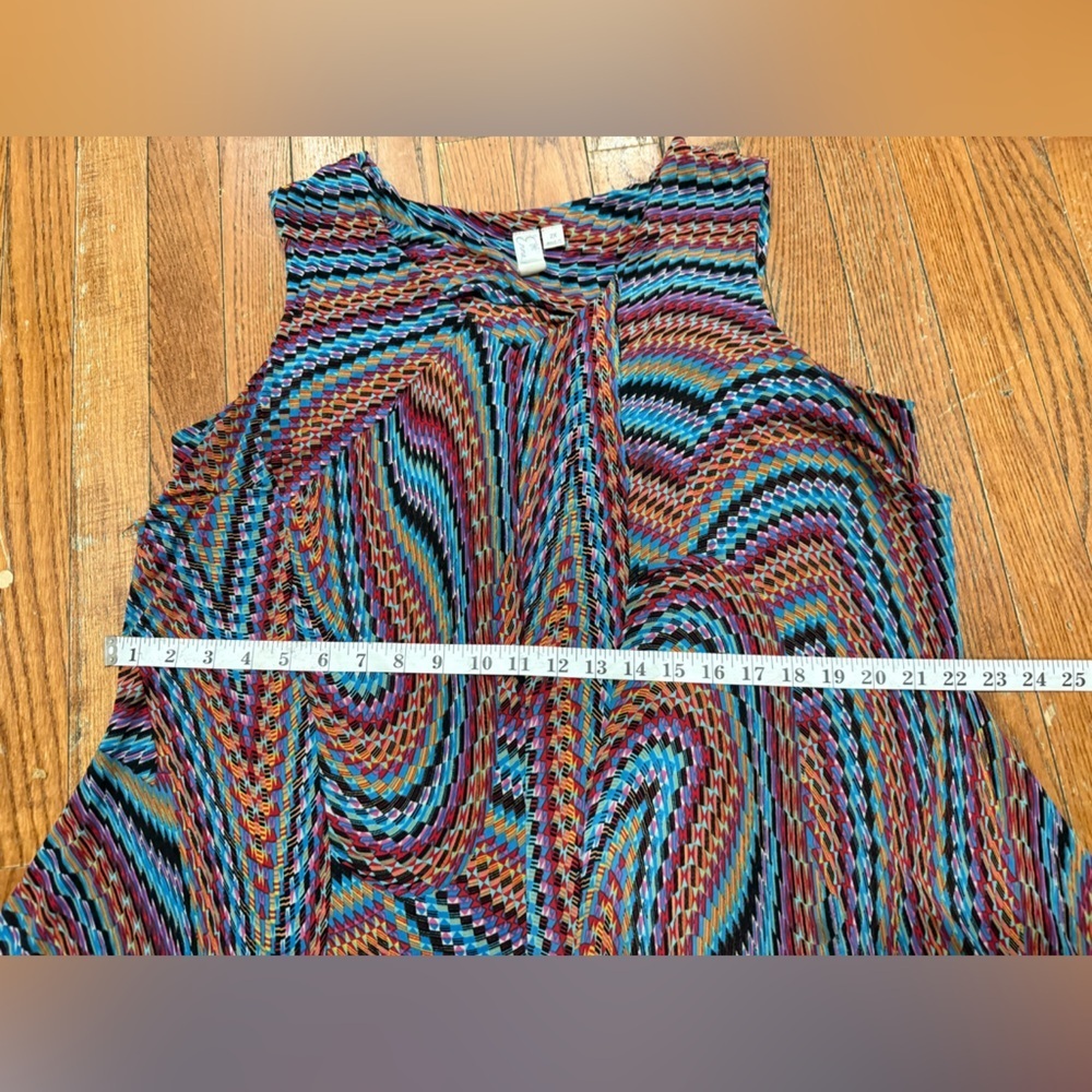 Emma & Michele Multicolor Swirl Dress - Picture 5 of 7